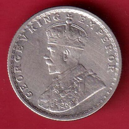 British India king geoge v 1936 HALF Rupee silver coin – FC6414 - Image 2