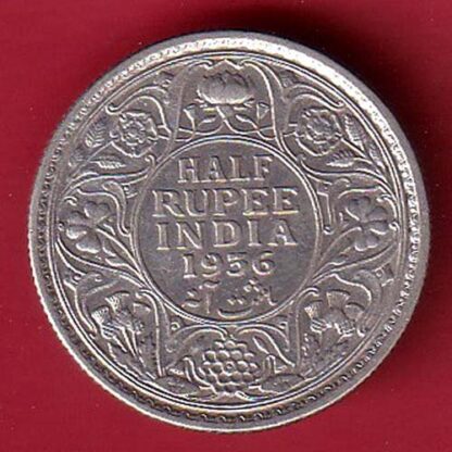 British India king geoge v 1936 HALF Rupee silver coin – FC6414