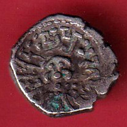 ANCIENT INDIA GUPTA DYNASTY KUMAR GUPTA KINGS PORTRAIT RARE SILVER BEUTIFUL COIN– FC6419 - Image 2