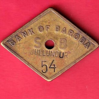BANK TOKEN: BANK OF BARODA BRANCH: JULLUNDUR - FC6459