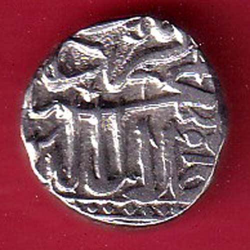 MUGHALS MOHD. AKBAR MAHMUDI SILVER COIN- f8301