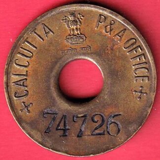 bank TOKEN: 74216 CALCUTTA P&A OFFICE TOKEN – FC6553