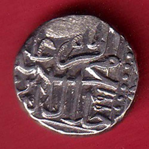 MUGHALS MOHD. AKBAR MAHMUDI SILVER COIN –f8267