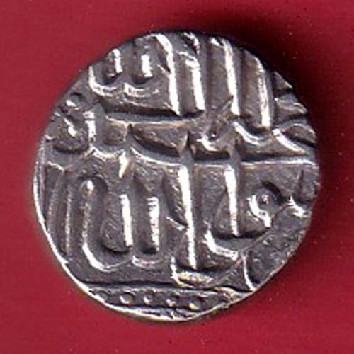 MUGHALS MOHD. AKBAR MAHMUDI SILVER COIN –f8267 - Image 2