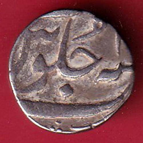 bombay presidency surat mint half rupee silver coin– F8287 - Image 2