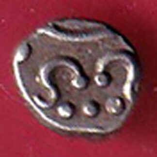 TRAVANCORE STATE RAJARAM VERMA IV SILVER CHUKRAM COIN– F8291