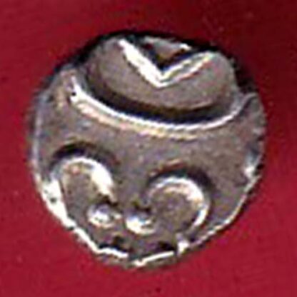 TRAVANCORE STATE RAJARAM VERMA IV SILVER CHUKRAM COIN  - f8325 - Image 2