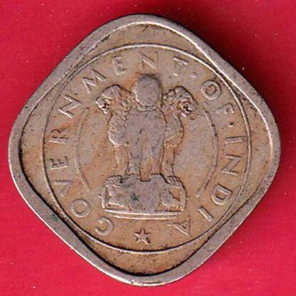 GOVERNMENT OF INDIA 1950 two ANNA bombay mint coin- f8326 - Image 2