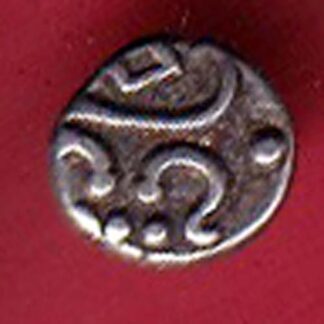 TRAVANCORE STATE RAJARAM VERMA IV SILVER CHUKRAM COIN - f8373