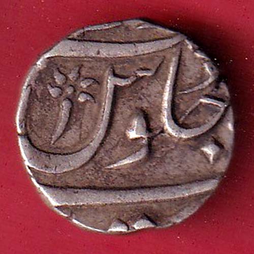 BOBAYPRESIDENCY HALF RUPEE SILVER COIN–F8391