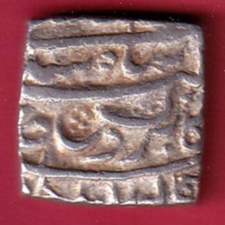 Mughals akbar bang mint comes very rare in this beautiful grade one rupee silver coin- FC6484