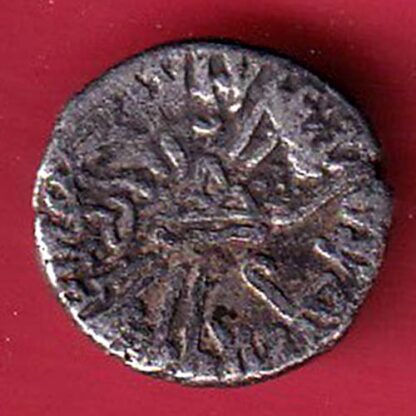 ANCIENT INDIA KSHATRAP DYNASTY KINGS PORTRAIT RARE SILVER Beautiful Coin – FC6504 - Image 2