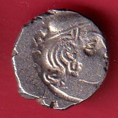 ANCIENT INDIA KSHATRAP DYNASTY KINGS PORTRAIT RARE SILVER Beautiful Coin– FC6510