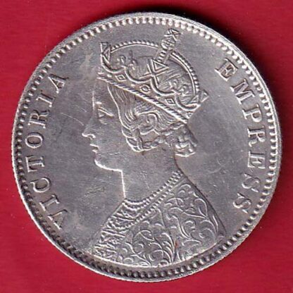 British india 1901 victoria empress one rupee scarce silver coin – FC6562 - Image 2