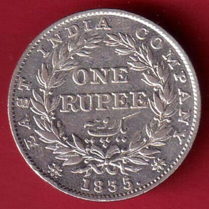 EAST INDIA COMPANY 1835 “RS INCUSED” WILLIAM IIII KING GEORGE ONE RUPEE SILVER COIN– FC6580 - Image 2