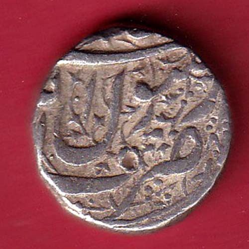 Mughals Jahangir Ahmednagar Mint One Rupee Silver coin – FC6582