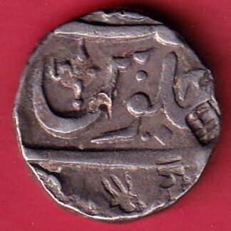 Maratha Conf. Shah Alam II Poona mint One Rupee silver coin :- f8424