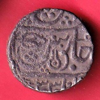 indore STATE Shah Alam II Maheshwari mint one rupee silver coin– FC6809