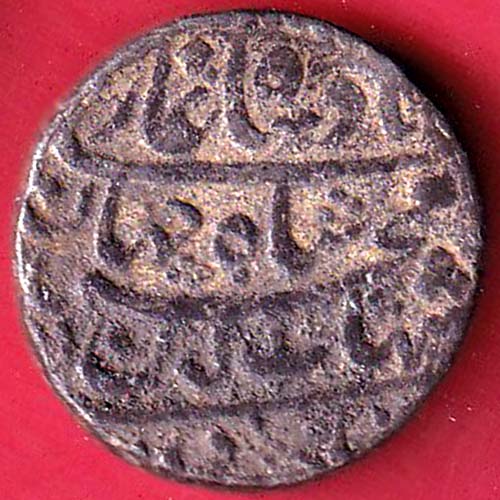 mughals shahjahan surat mint one rupee silver coin– FC6928 - Image 2