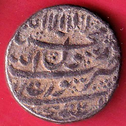 mughals shahjahan surat mint one rupee silver coin– FC6928