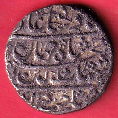 mughals shahjahan surat mint one rupee silver coin – FC6931