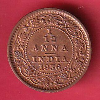 BRITISH INDIA 1936 GEORGE V 1/12 ANNA – F8498