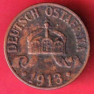 Deutsch Ostafrika 1913 1 Heller  –f8510