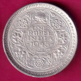 British India 1945 Bombay Mint George Vi One Rupee– F8535