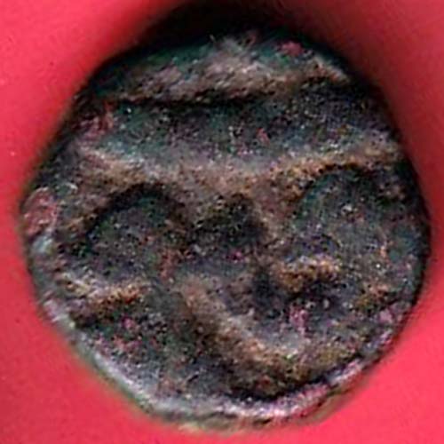 MUGHALS AKBAR BURHANPUR MINT 1/4 DAM COPPER COIN :- FC6801