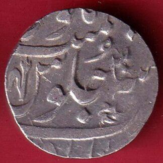 MARATHA CONF. ry 30 ANKUSHI MARK with flower AHEMEDABAD MINT ONE RUPEE SILVER COIN– FC6952