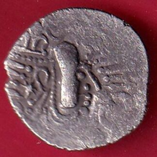 ANCIENT INDIA GADHAYA DYNASTY KING PORTRAIT COIN- FC6983