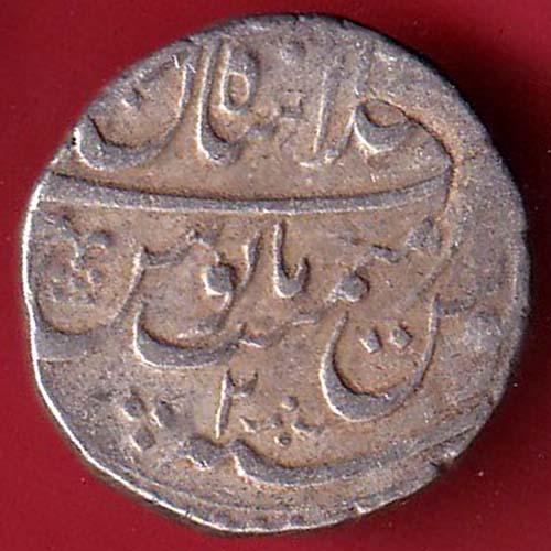 mughals ah 1125/ ry 2 farrukhsiyar shahjahanabad mint one rupee silver coin :- FC7019
