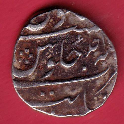 mugahls RY "AHAD" ahmed SHAH khambayat mint one rupee silver coin – FC7056