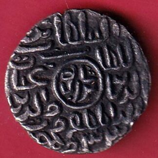 “RARE VERIETY” Bengal Sultan Ghiyath Al Din Mahmud BADAR SHAHI “FATAHABAD Mint” one rupee silver coin – FC7142