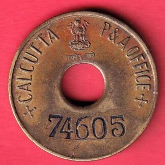 Token : Calcutta P & A office 74605– f8614