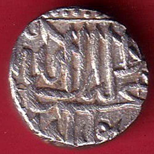 MUGHALS MOHD. AKBAR MAHMUDI SILVER COIN–f8680