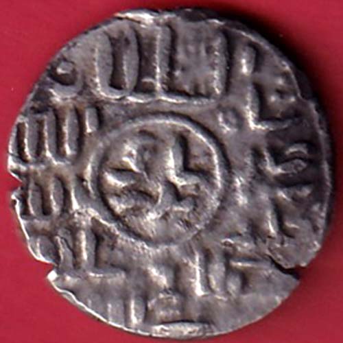 bengal one rupee silver coin - FC7213 - Image 2