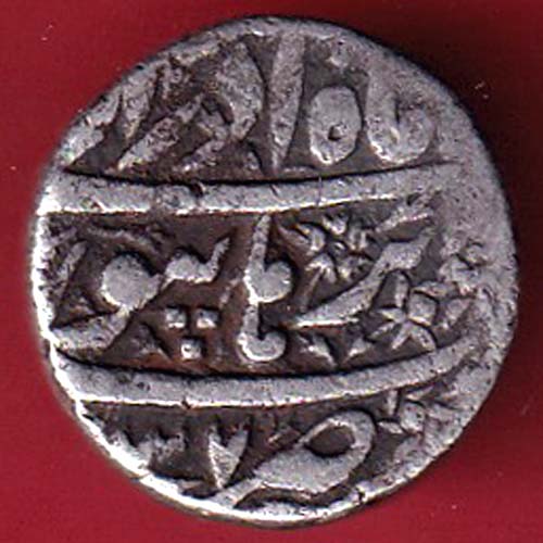 "RARE VERIETY" mughals jahangir burhanpur mint one rupee silver coin :- FC7250 - Image 2