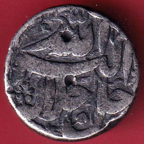 "RARE VERIETY" mughals akbar lahore mint "FARWARDIN MONTH" one rupee beautiful silver coin :- FC7251 - Image 2