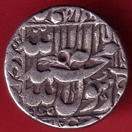"RARE VERIETY" mughals shahjahan multan mint one rupee silver coin :- FC7257 - Image 2