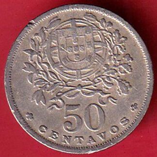 republica portuguesa 1957 50 centavos :- FC7262