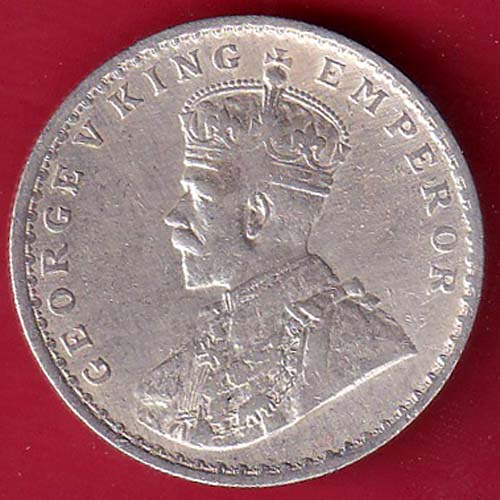 British India 1911 George v one Rupee silver coin – FC7300 - Image 2