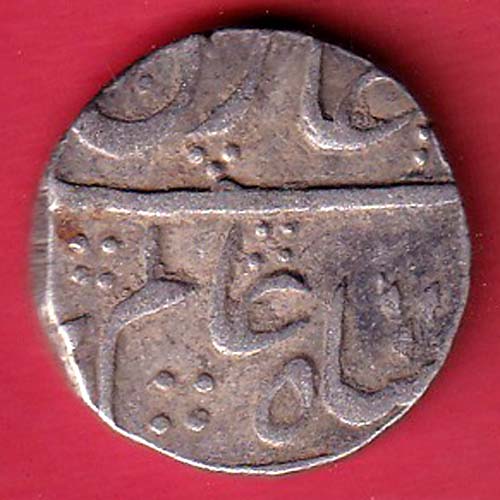 mughals SHAHALAM lucknow mint one rupee beautiful silver coin – FC7302