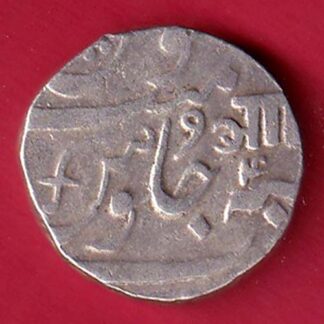 BARODA STATE AH 1224/RY 4 AANAND RAO one  RUPEE SILVER COIN – FC7361