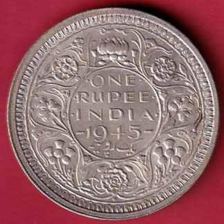 British India 1945 Bombay Mint George Vi One Rupee – FC7433