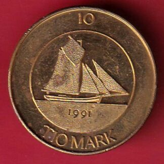 Finland 10 Markkaa Aland 1991 tio deler tio mark – F8935