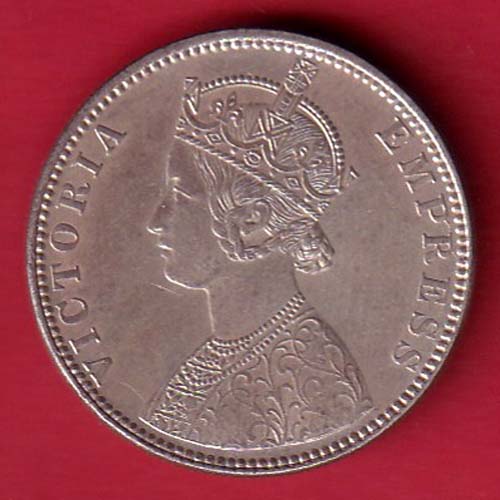 British india 1901 victoria empress one rupee scarce silver coin– FC7760