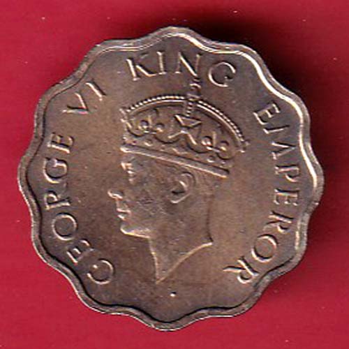 british india 1941 one anna george vi coin– FC7786
