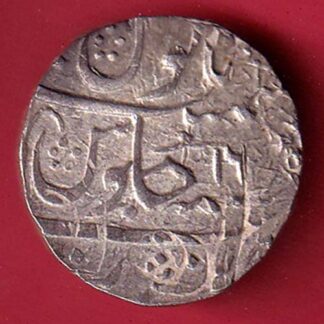 gwalior state narwar mint one rupee silver coin– FC7788