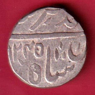 HYDERABAD STATE AH 1240 ONE RUPEE BEAUTIFUL SILVER COIN– F8942